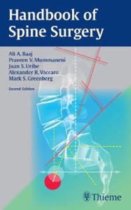copertina di Handbook of Spine Surgery