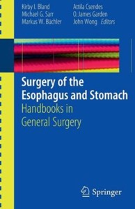 copertina di Surgery of the Esophagus and Stomach - Handbooks in General Surgery
