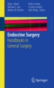 copertina di Endocrine Surgery - Handbooks in General Surgery