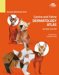 copertina di Canine and Feline Dermatology Atlas