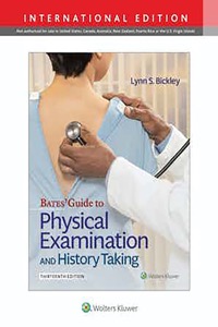 copertina di Bates ' Guide to Physical Examination and History Taking - International Edition