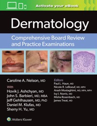 copertina di Dermatology - Comprehensive Board Review and Practice Examinations