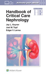 copertina di Handbook of Critical Care Nephrology