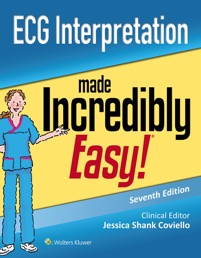 copertina di ECG Interpretation Made Incredibly Easy !