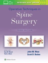 copertina di Operative Techniques in Spine Surgery
