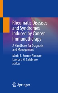 copertina di Rheumatic Diseases and Syndromes Induced by Cancer Immunotherapy - A Handbook for ...