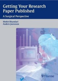 copertina di Getting your research paper published : a surgical perspective