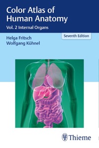 copertina di Color Atlas of Human Anatomy - Internal organs