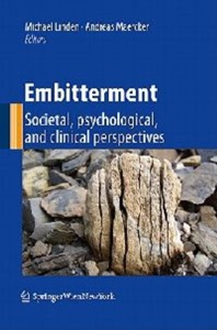 copertina di Embitterment - Societal, psychological, and clinical perspectives