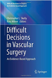 copertina di Difficult Decisions in Vascular Surgery - An Evidence - Based Approach