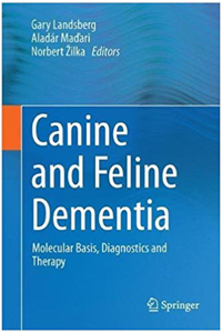 copertina di Canine and Feline Dementia - Molecular Basis, Diagnostics and Therapy
