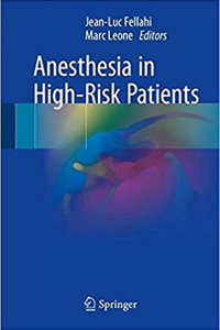 copertina di Anesthesia in High - Risk Patients