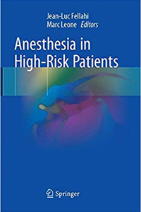 copertina di Anesthesia in High - Risk Patients