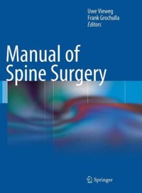 copertina di Manual of Spine Surgery