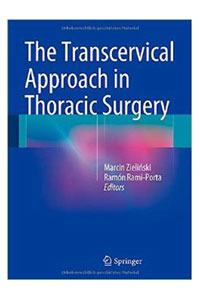 copertina di The Transcervical Approach in Thoracic Surgery