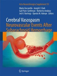 copertina di Cerebral Vasospasm : Neurovascular Events After Subarachnoid Hemorrhage