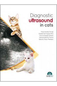 copertina di Diagnostic ultrasound in cats
