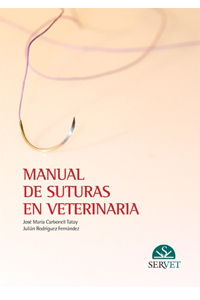 copertina di Manual de suturas en veterinaria