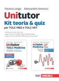 copertina di Unitutor Medicina 2024 - Kit teoria e quiz per TOLC MED e TOLC VET - TOLC Medicina ...