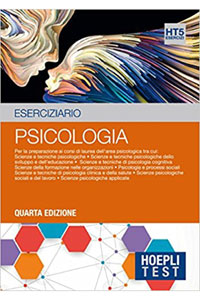 copertina di Hoepli Test - Eserciziario per la preparazione ai corsi di laurea dell' area psicologica