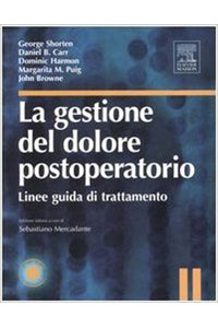 copertina di La gestione del dolore post - operatorio - Linee guida di trattamento - CD - Rom ...