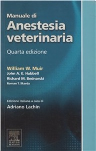 copertina di Manuale di anestesia veterinaria