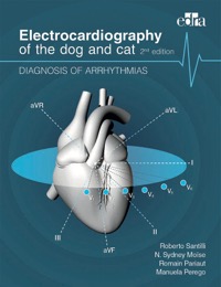 copertina di Electrocardiography of the dog and cat - Diagnosis of arrhythmias