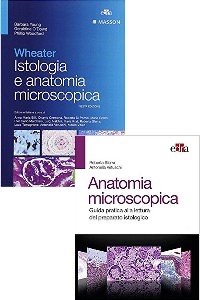 copertina di Anatomia microscopica - Guida pratica alla lettura del preparato istologico + Wheater ...