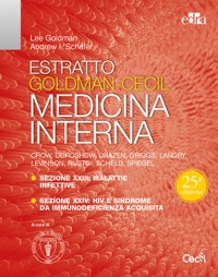 copertina di Malattie infettive + Hiv - Estratto Goldman Cecil - Medicina interna