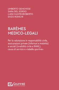 copertina di Barèmes Medico - Legali - Per la valutazione in responsabilità civile, assicurazioni ...