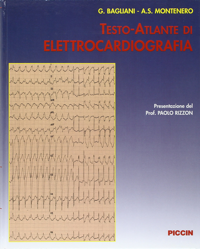 copertina di Testo atlante di elettrocardiografia