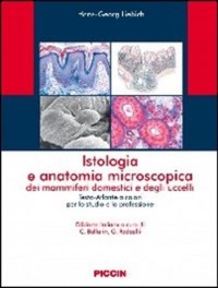 copertina di Istologia e anatomia microscopica dei mammiferi domestici e degli uccelli - Testo ...