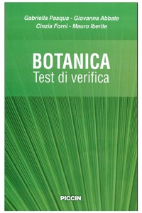 copertina di Botanica - Test di verifica