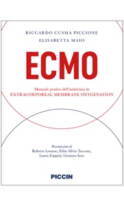 copertina di ECMO - Manuale pratico dell'assistenza in Extracorporeal Membrane Oxygenation