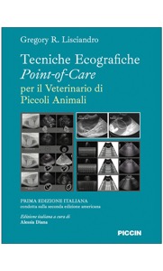 copertina di Tecniche Ecografiche Point - of - Care per il Veterinario dei Piccoli Animali