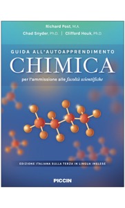 copertina di Chimica - Guida all’ autoapprendimento per l’ammissione alle facoltà scientifiche