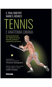 copertina di Tennis e anatomia umana - Manuale illustrato per migliorare forza, velocità, potenza, ...