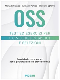 copertina di OSS - Test ed esercizi per concorsi pubblici e selezioni - Eserciziario commentato ...