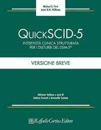 copertina di QUICKSCID-5 . Intervista clinica strutturata per i disturbi del DSM-5 - Versione ...