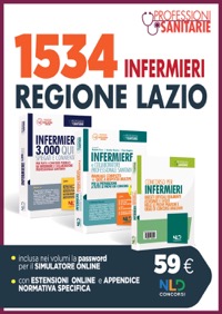 copertina di Kit Concorso 1534 Infermieri Regione Lazio : Manuale + Quiz + Appendice Con Quesiti ...