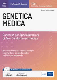 copertina di Genetica medica - Concorso per le Specializzazioni di Area Sanitaria non medica ( ...