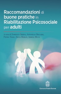 copertina di Raccomandazioni di buone pratiche in riabilitazione psicosociale per adulti