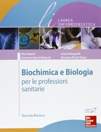 copertina di Biochimica e biologia per le professioni sanitarie