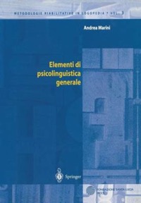 copertina di Elementi di psicolinguistica generale