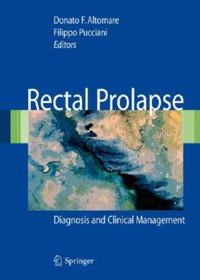copertina di Rectal Prolapse - Diagnosis and Clinical Management