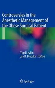 copertina di Controversies in the Anesthetic Management of the Obese Surgical Patient