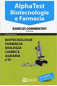 copertina di Esercitest 13 - Biotecnologie e Farmacia - Esercizi commentati per l' ammissione ...