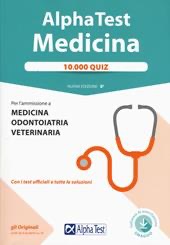 copertina di Alpha Test Medicina 2018 / 2019 :  10000 quiz per l' ammissione a medicina, odontoiatria, ...