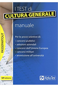 copertina di I test di cultura generale - Manuale