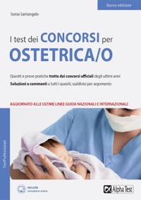 copertina di I test dei concorsi per Ostetrica/o . Con software di simulazione